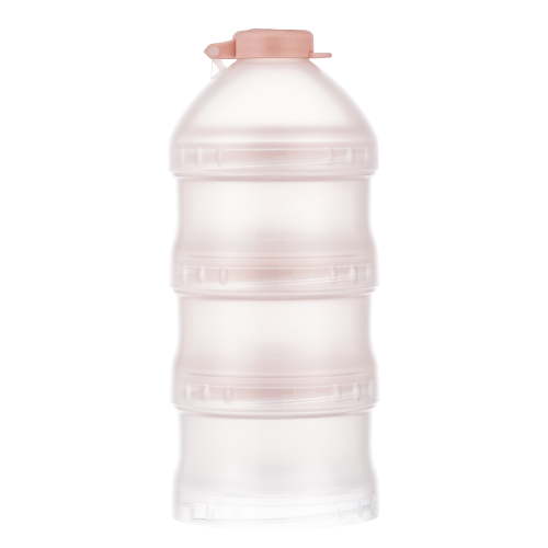 Simba Twist-Lock Stackable Milk Powder Formula Dispenser and Snack Storage Containers, Pink (BPA Free)