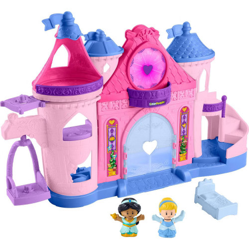 Disney Princess Little People Dancing Castle Cinderella Jasmine Lights Sounds