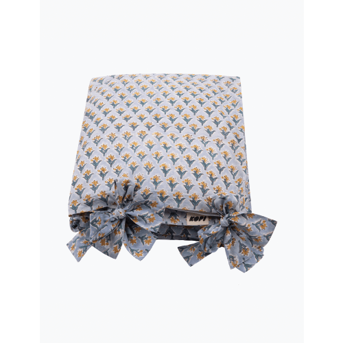 Baby Duvet in Blue Garden