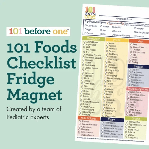 101 before one - 101 Foods Checklist Fridge Magnet - DRY ERASE - TikTok Shop