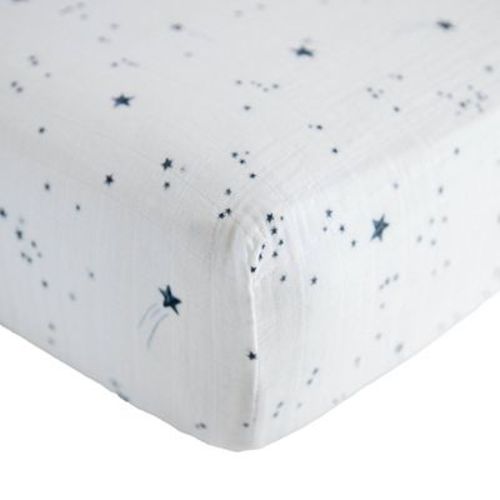 Little Unicorn Cotton Muslin Crib Sheet - Shooting Stars