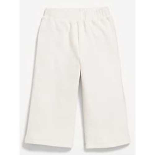 Ribbed Wide-Leg Cropped Pants for Toddler Girls | Old Navy