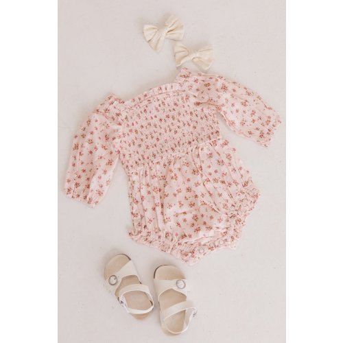 Baby Madeline Romper in Pink
