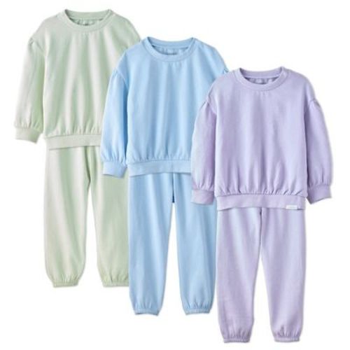Butterblu CARI 6-Piece Puff Sleeve Sweatsuit Haze Newborn