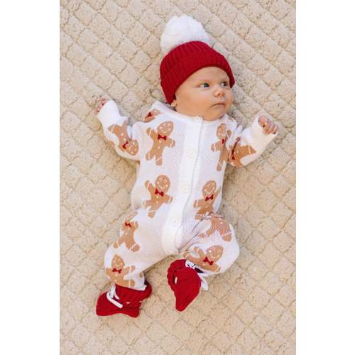 Knit Classic Jumpsuit - Gingerbread