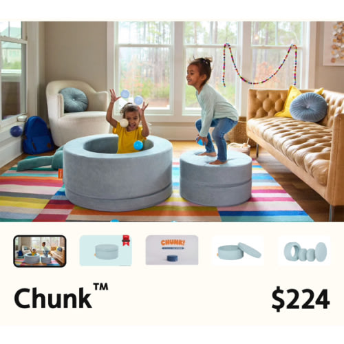 Chunk™ - Surfside light blue color