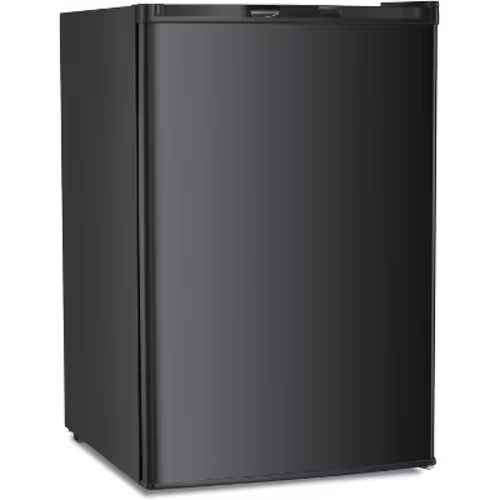 ZAFRO 3.0 Cu.ft Upright Freezer, Compact Single-Door Freezer with Adjustable Temp & Removable Shelf, Stainless Steel