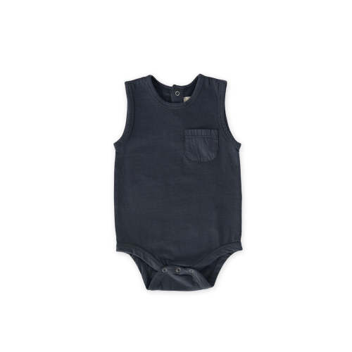 Garment Dye Tank One-Piece - Ink Blue