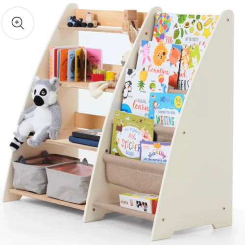 2in1 Montessori Shelf for Books and Toys