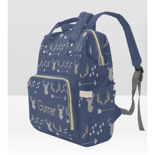 CUSTOM PERSONALIZED Deer diaper bag | Custom Backpack | Baby Shower Gift | New Mom Gift | New Parent Gift | Nature Diaper Bag | Hunting Bag