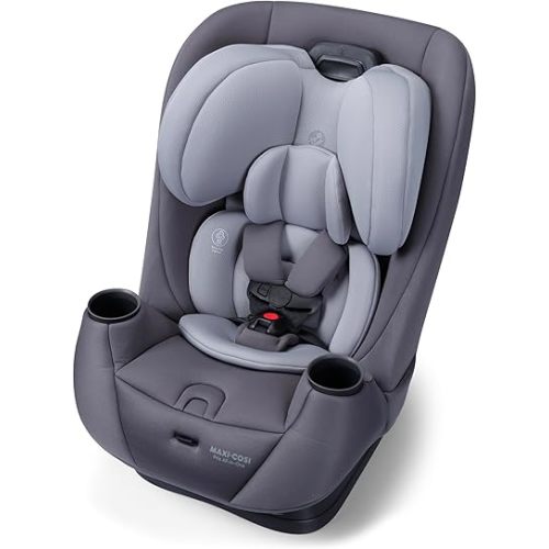 Maxi-COSI Pria All-in-One Convertible Car Seat, Infant to Toddler Car Seat, Easy-Install Harness, Machine-Washable Cover, 5-100 lbs, Sea Salt