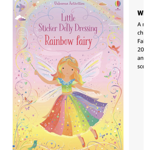 Little Sticker Dolly Dressing Rainbow Fairy