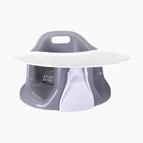 Baby Floor & Booster Seat with Tray - Grey