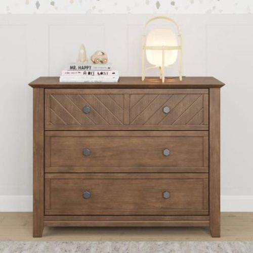 Child Craft Atwood 3 Drawer Dresser for Nursery or Bedroom, Plenty of Storage, Anti-Tip Kit Included to Prevent Tipping, Non-Toxic, Baby Safe Finish