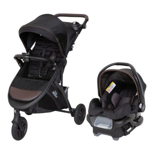 Baby Trend Tango Pro Stroller Travel System with Ally 35 Infant Car Seat, Multi-Position Reclining Seat and Adjustable Footrest, Uptown Brown