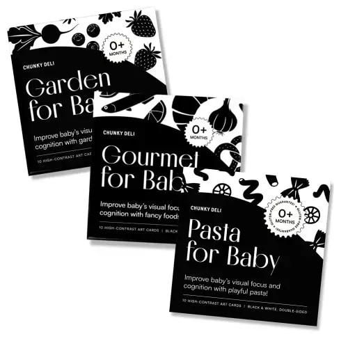 High Contrast Art Cards Bundle (3-Pack) – Chunky Deli