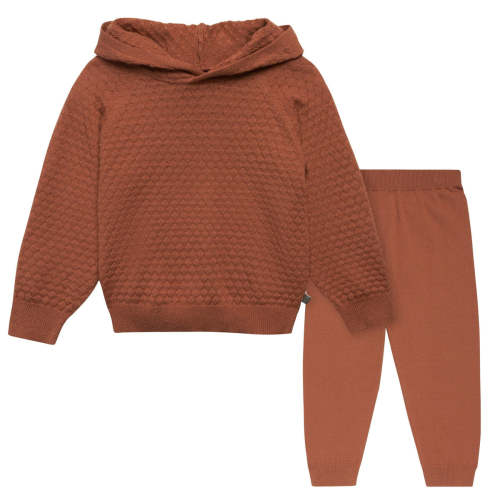2-Piece Toddler Girls Md Brown Sweater Knit Hoodie Set – Gerber Childrenswear