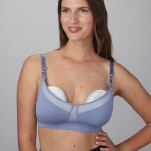 Willow Dairy Fairy Pumping/Nursing Bra Slate Blue Medium