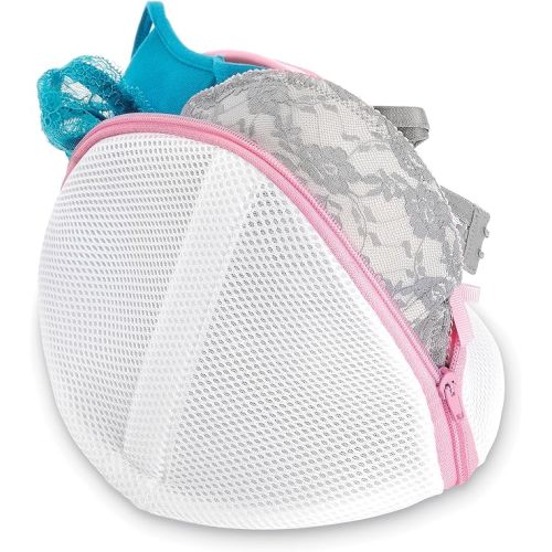 Whitmor Color Coded Zippered Mesh Wash Bags (3 Piece Set)