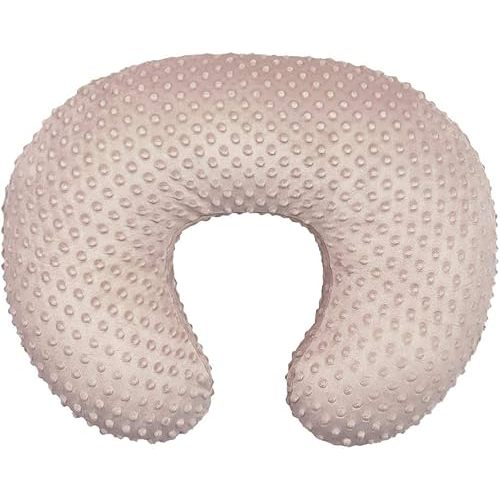 Nursing Pillow Cover, Soft Minky Dots (Tan / Khaki)
