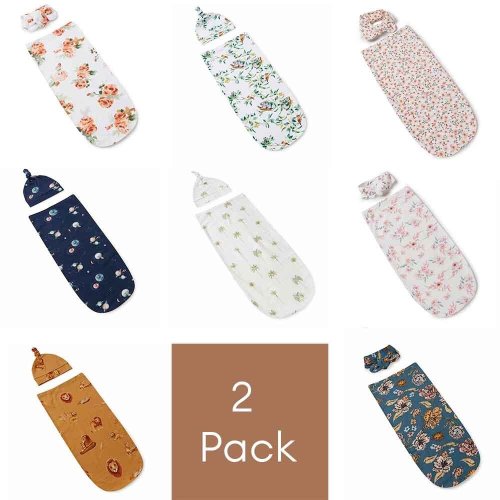 2 Pack Snuggle Swaddle Set