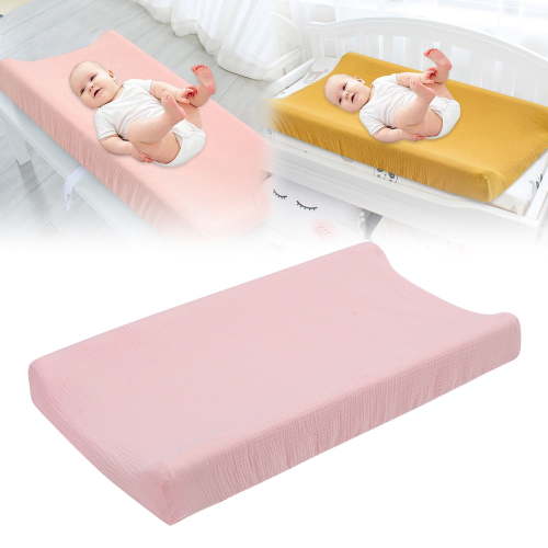 SeekLGT Changing Pad Cover Baby Changing Sheet Muslin Cotton Cover Changing Table Cover Breathable Rectangular Fitted Nursery Sheet Cotton