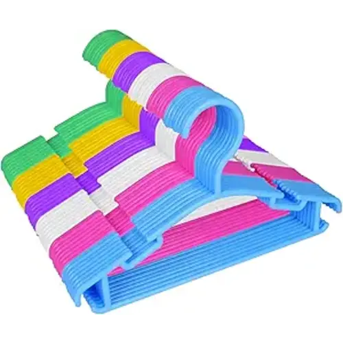 GoodtoU 60Pack Baby Clothes Hangers for Closet Plastic Small Kids Hangers Childrens Nursery Hangers Infant