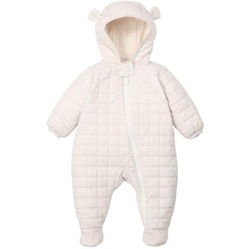 Baby Girl Boy Snowsuit 3-6 Months Down Jacket Hooded Romper Jumpsuit Infant Onesie Winter Outwear