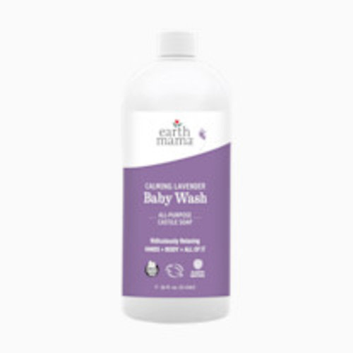 Earth Mama Baby Wash - Calming Lavender, 34 Fl Oz