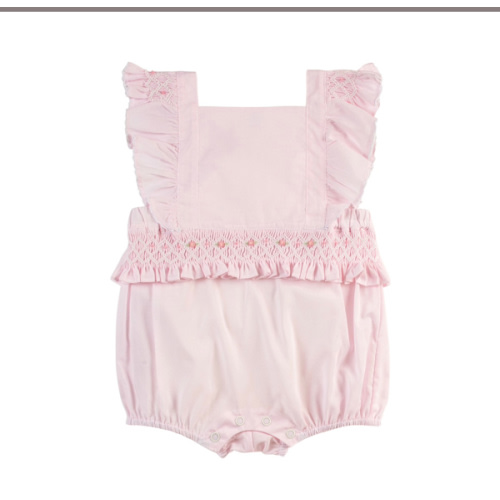 Newborn Baby Girl Clothes | Baby Girl Smocked Romper | Feltman Brothers