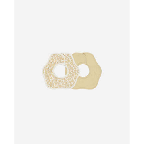 Flower Bib, 2 Pack || Dahlia, Yellow