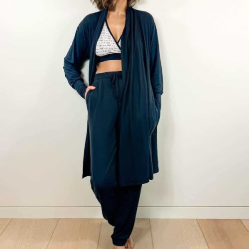 Cara Jersey Robe – Simple Wishes