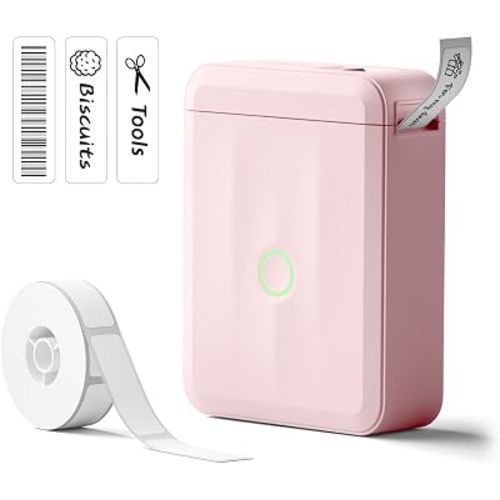NIIMBOT D110 Upgrade Mini Label Maker, Bluetooth Thermal Printer for Daily