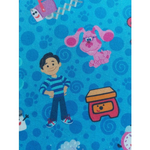 Blues Clues Fitted Crib Sheet: Blue Nursery Bedding