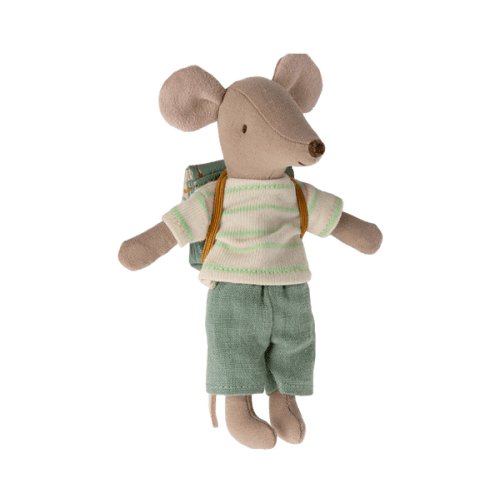 Tricycle Mouse in Mint, Big Brother - Maileg - Maileg USA