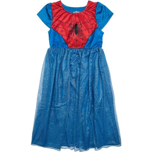 Disney Girls' Princess Dress Nightgown, Fantasy Gown, Soft & Cute Pajamas for Kids