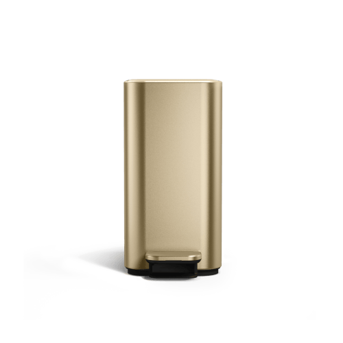 5L Slim Step Trash Can - Simplehuman Matte Gold