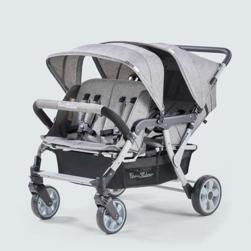 H4E 4-Seater Stroller | Gray – Familidoo Products Corp