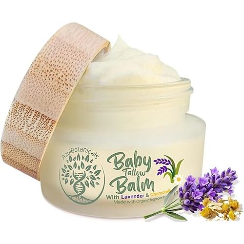 Tallow Baby Balm Sensitive Skin, Lavender & Chamomile 1.7oz