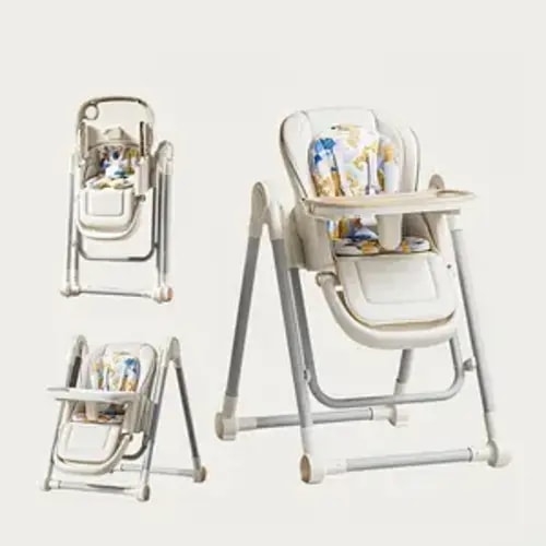 foldable highchair 3 in 1 baby rocker harness 4 lockable - Temu
