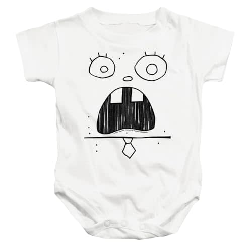 Popfunk Kids SpongeBob SquarePants SpongeBob Doogle Face Unisex Infant Snap Suit for Baby