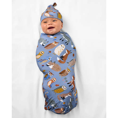 Twilight Pals Swaddle & Hat Set | Little Sleepies