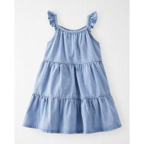 Toddler Girl Organic Cotton Chambray Dress - Little Planet | Carter's