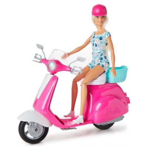 Barbie Doll & Scooter Playset