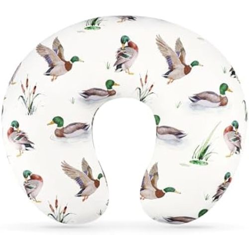 Nursing Pillow Cover, Stretchy Cover for Breasteeding Pillow, Mallard Duck