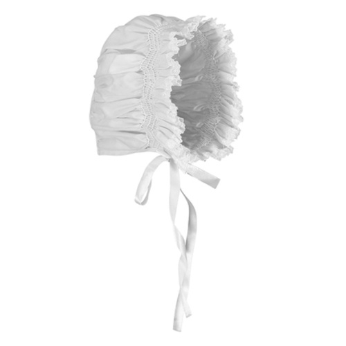Girls Smocked Lace Bonnet I Feltman Brothers