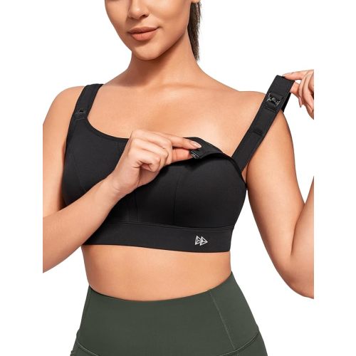 Yvette Nursing Sports Bras for Breastfeeding Supportive Wireless Padded Maternity Bralette for Pregnancy