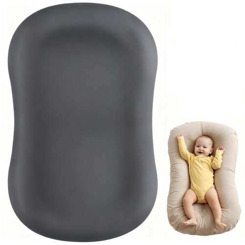 nuyezo Baby Lounger, Baby Lounger Pillow for Infants Babies 0 12 Months Lounger for Baby Soft Cotton Breathable Infant Floor Seats for Newborn Gifts