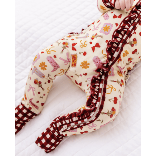 Howdy Honey Ruffle Zippy (3-6m)