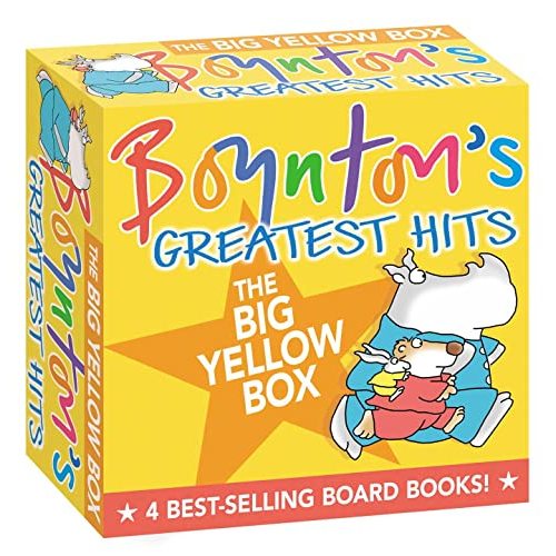 Boynton's Greatest Hits The Big Yellow Box (Boxed Set): The Going to Bed Book; Horns to Toes; Opposites; But Not the Hippopotamus